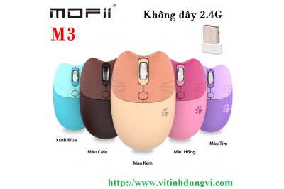 Chuột không dây MOFII M3 -nhiều màu